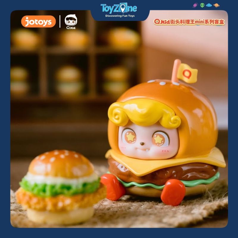 Mô hình đồ chơi Blind box QKid Street Snack ( Ăn Vặt Đường Phố ) JOTOYS