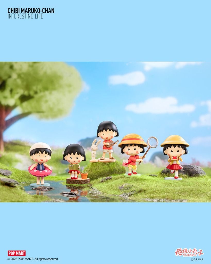  Mô hình đồ chơi Blind box Chibi Maruko-chan's Interesting Life Series POP MART 