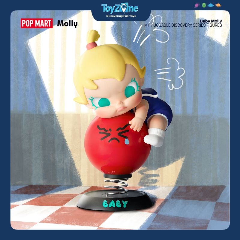 Mô hình đồ chơi Blind box Baby Molly My Huggable Discovery ( Hành Trình Khám Phá Cái Ôm ) POP MART