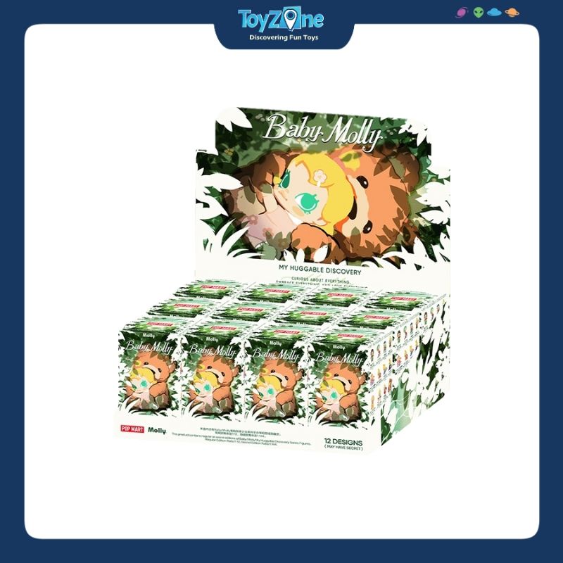 Mô hình đồ chơi Blind box Baby Molly My Huggable Discovery ( Hành Trình Khám Phá Cái Ôm ) POP MART