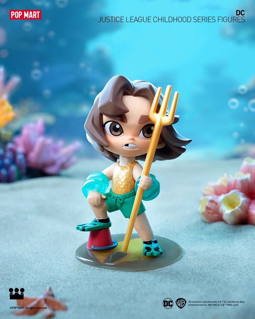  Mô hình đồ chơi Blind box DC Justice League Childhood Series Figures POP MART 