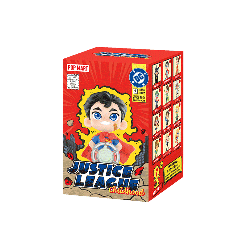  Mô hình đồ chơi Blind box DC Justice League Childhood Series Figures POP MART 