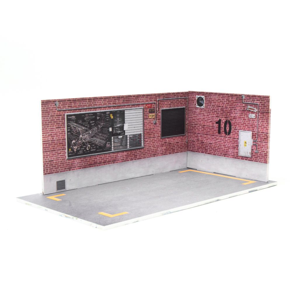 Mô hình Diorama Garage 1:36-1:32 No 10 Red
