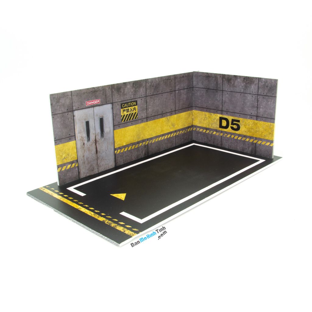 Mô hình Diorama Hầm Xe 1:24 D5 Grey (1)