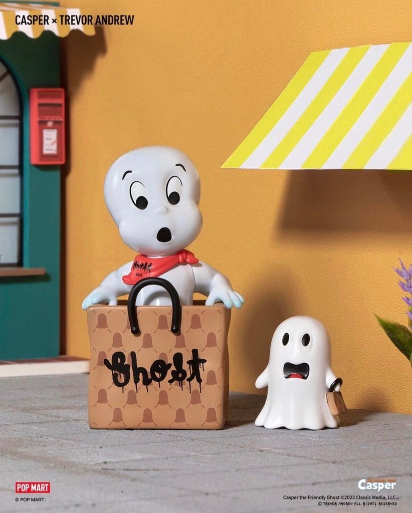 Mô hình đồ chơi Blind box Casper × Trevor Andrew (Con Ma Thân Thiện) - POP MART