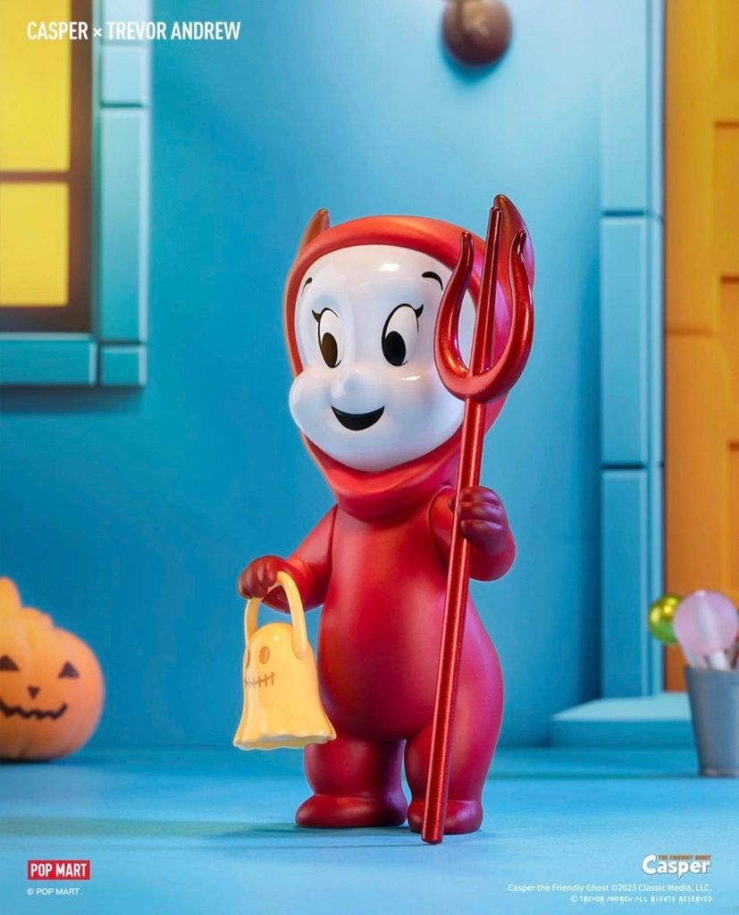 Mô hình đồ chơi Blind box Casper × Trevor Andrew (Con Ma Thân Thiện) - POP MART