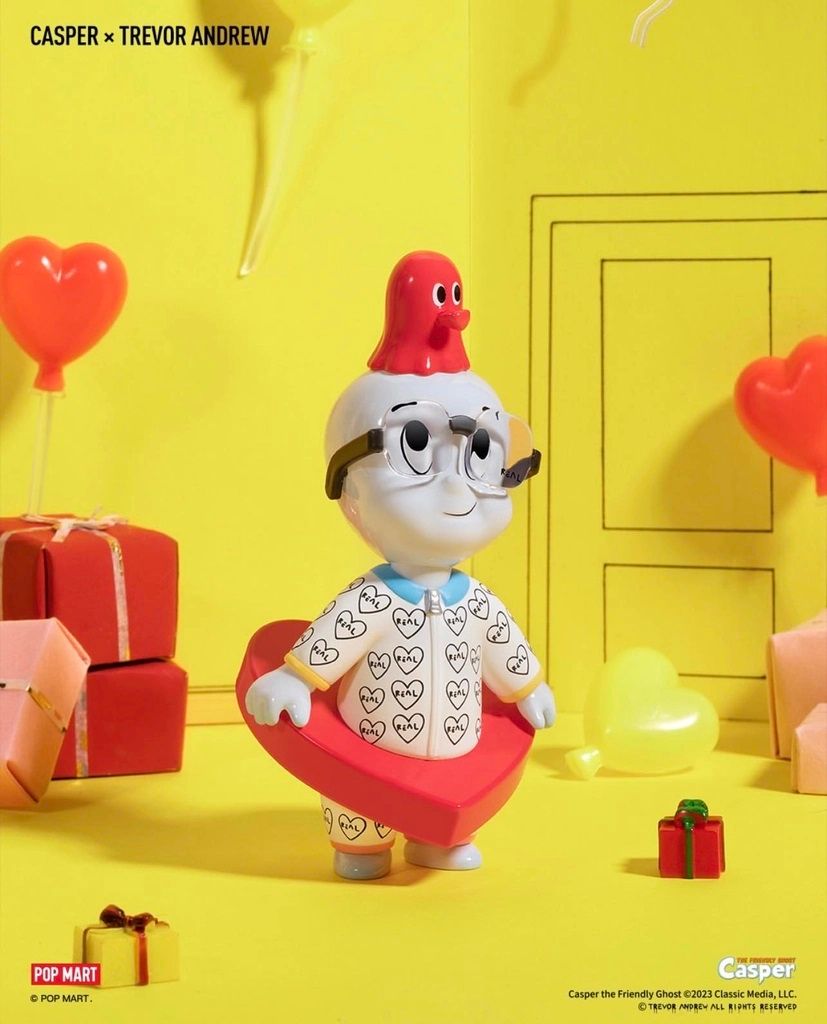 Mô hình đồ chơi Blind box Casper × Trevor Andrew (Con Ma Thân Thiện) - POP MART