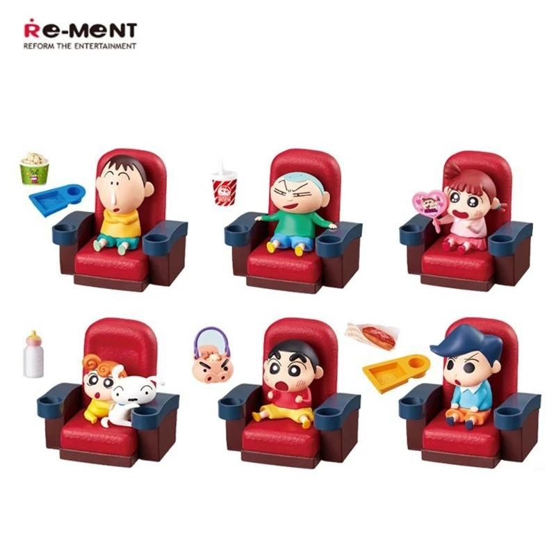 Mô hình đồ chơi Blind Box Crayon Shin-Chan Kasukabe Cinema REMENT