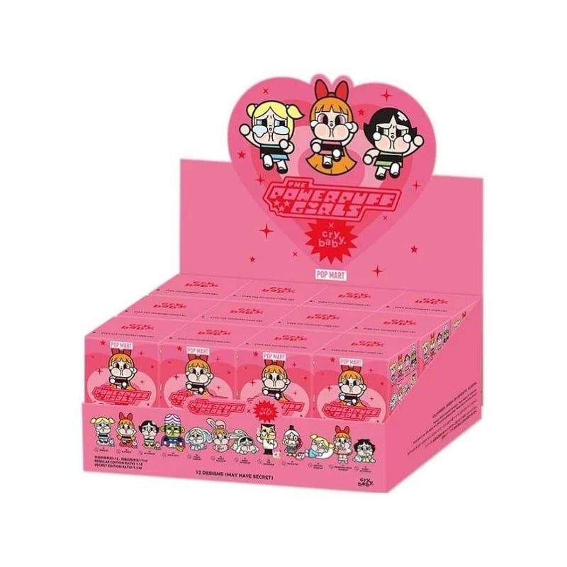 Mô hình đồ chơi Blind Box Crybaby × Powerpuff Girls - POP MART