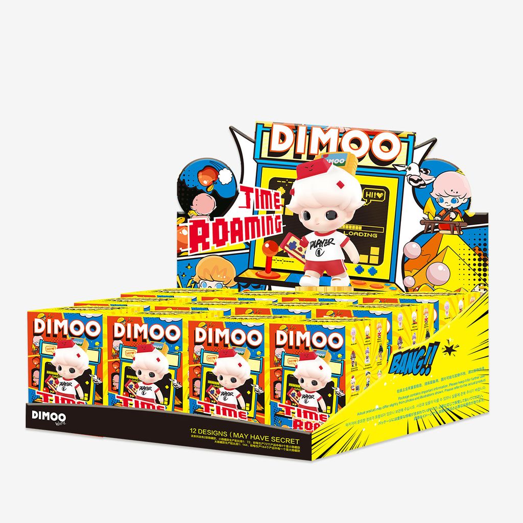  Mô hình đồ chơi Blind box Dimoo Time Roaming Series (Dịch Chuyển Thời Gian) - POP MART 