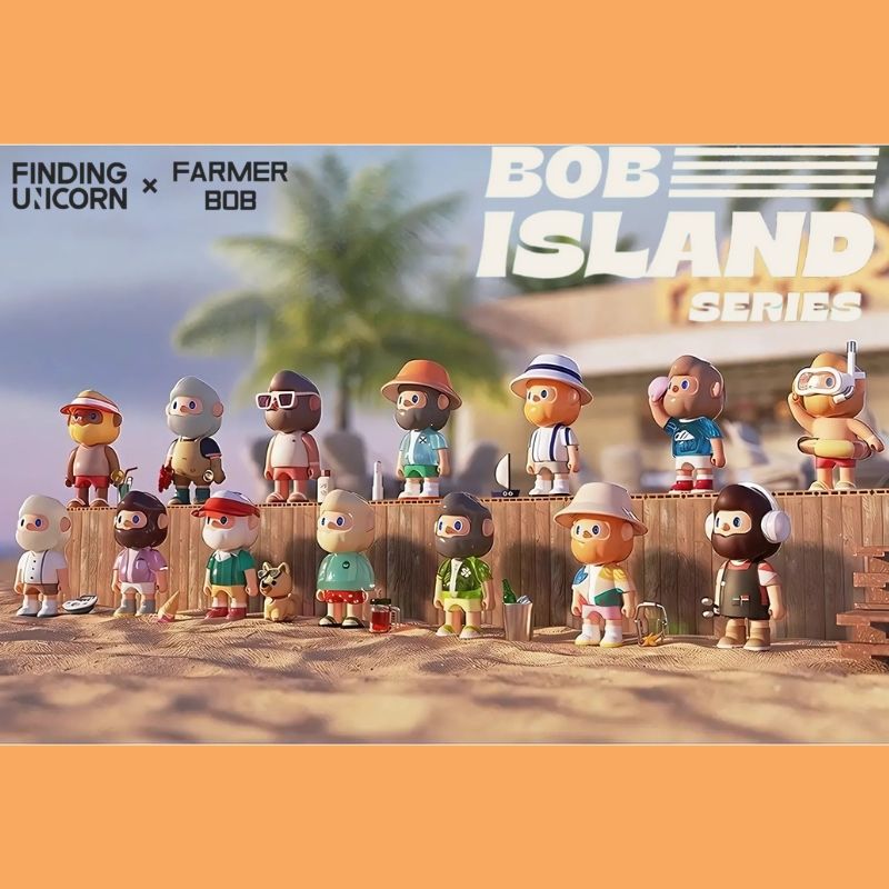 Mô hình đồ chơi Blind box Farmer Bob Island Series FINDING UNICORN