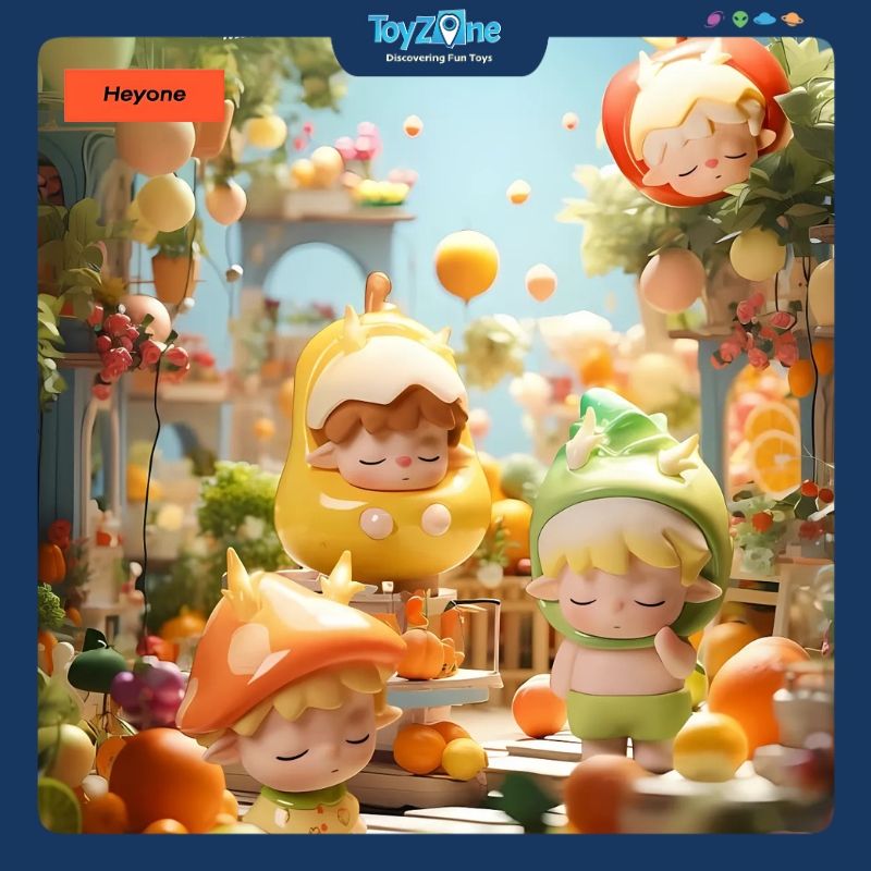  Mô hình đồ chơi Blind box Fun Factory Machine Mini Series 2 ( Nhà Máy Vui Vẻ ) HEYONE 