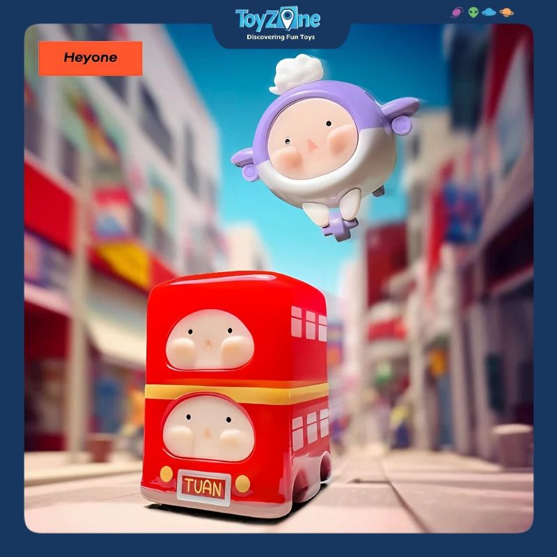  Mô hình đồ chơi Blind box Fun Factory Machine Mini Series 2 ( Nhà Máy Vui Vẻ ) HEYONE 