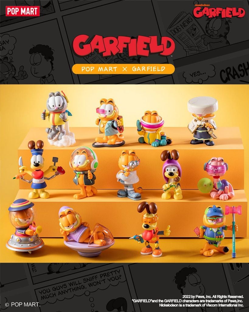 Mô hình đồ chơi Blind box Garfield Future Fantasy Series (Ảo Mộng Tương Lai Của Mèo Garfield) - POP MART