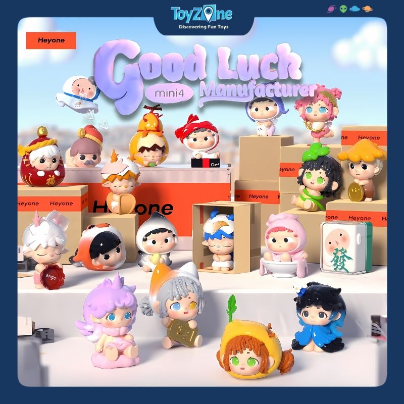 Mô hình đồ chơi Blind box Good Luck Manufacturer Mini ( Nhà Máy May Mắn ) HEYONE