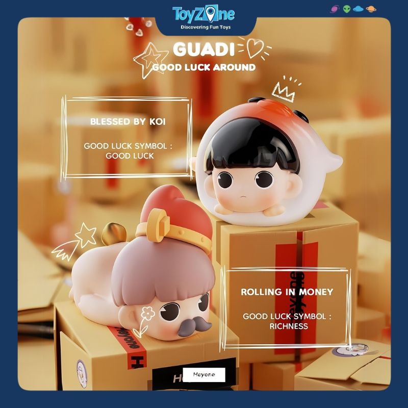 Mô hình đồ chơi Blind box Good Luck Manufacturer Mini ( Nhà Máy May Mắn ) HEYONE