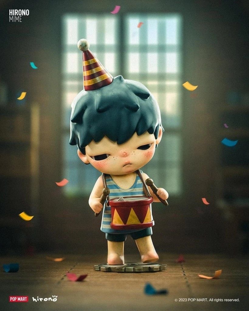 Mô hình đồ chơi Blind box Hirono Mime Series POP MART