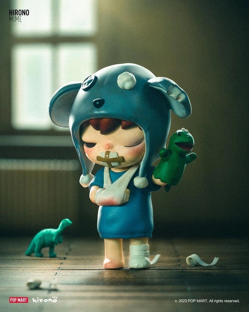 Mô hình đồ chơi Blind box Hirono Mime Series POP MART