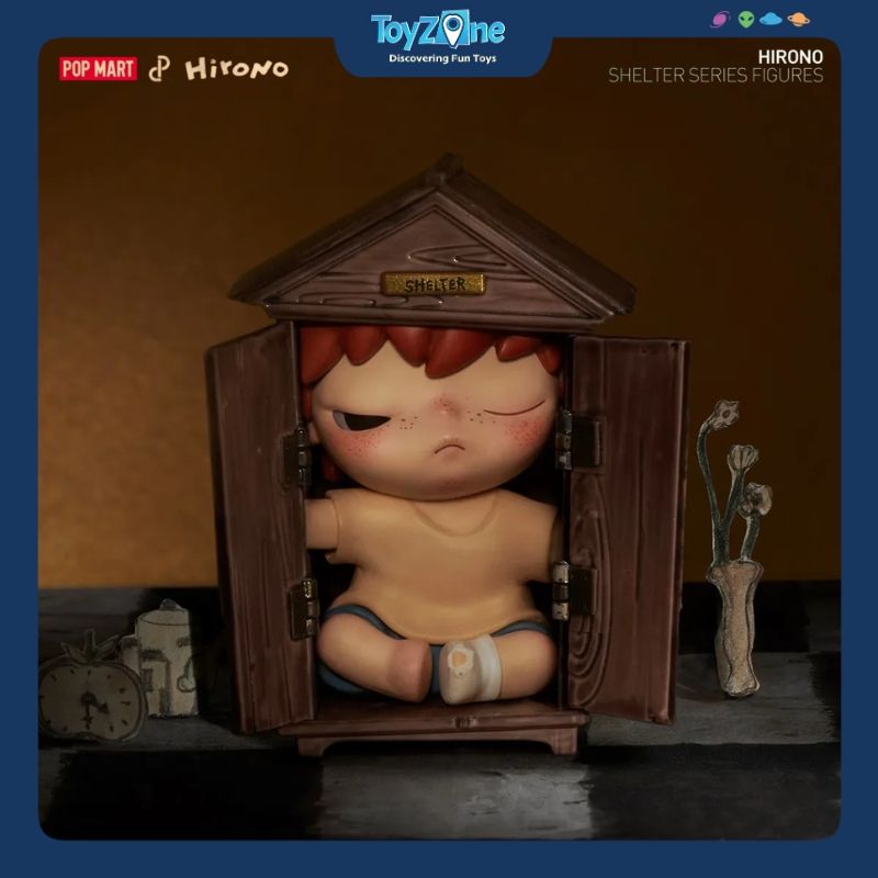  Mô hình đồ chơi Blind box Hirono Shelter Series Figures ( Nơi Trú Ẩn ) POP MART 