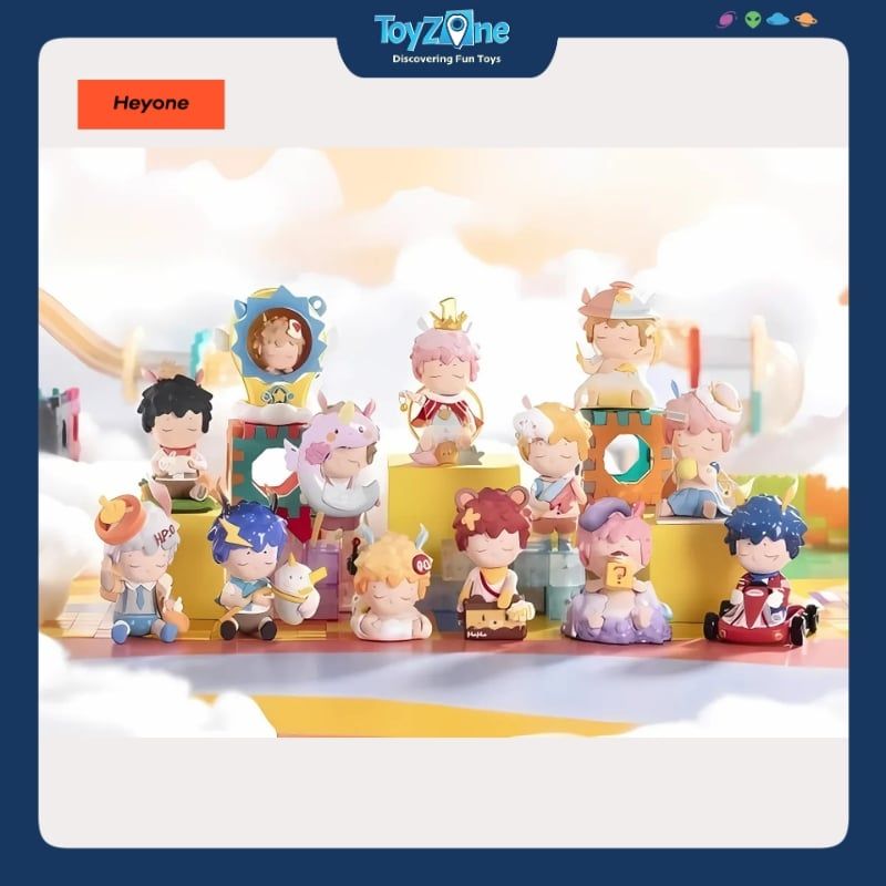  Mô hình đồ chơi Blind box Huhu Cloud Game City Series (Trò Chơi Trên Thành Phố Đám Mây Của Huhu) - HEYONE 