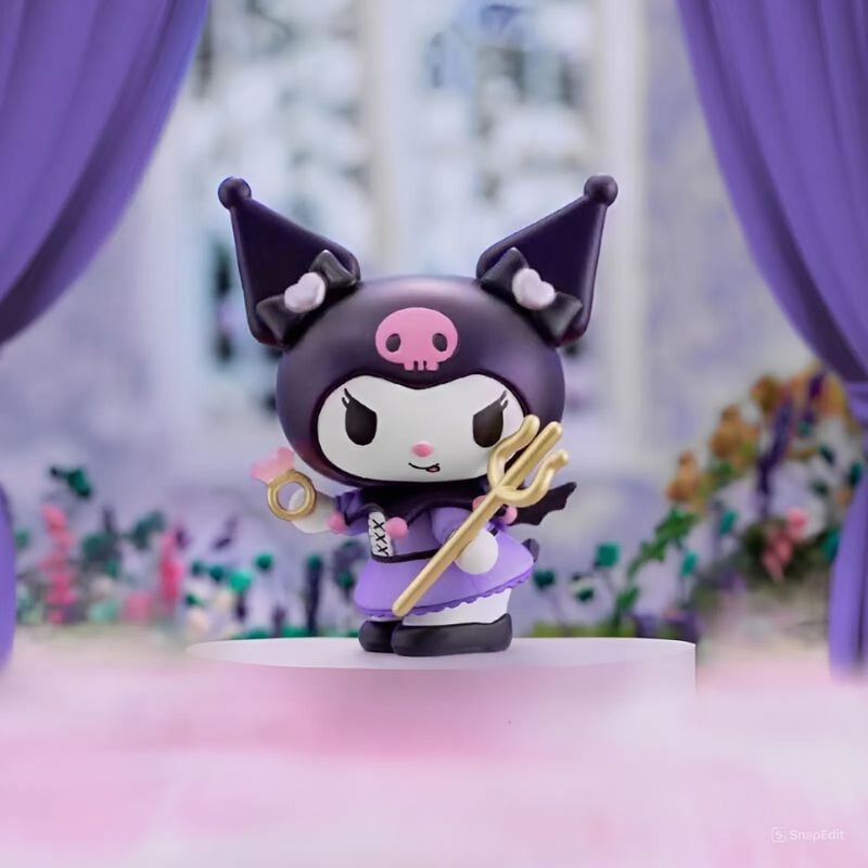 Mô hình đồ chơi Blind box Kuromi Birthday Party ( Tiệc Sinh Nhật Kuromi ) MINISO
