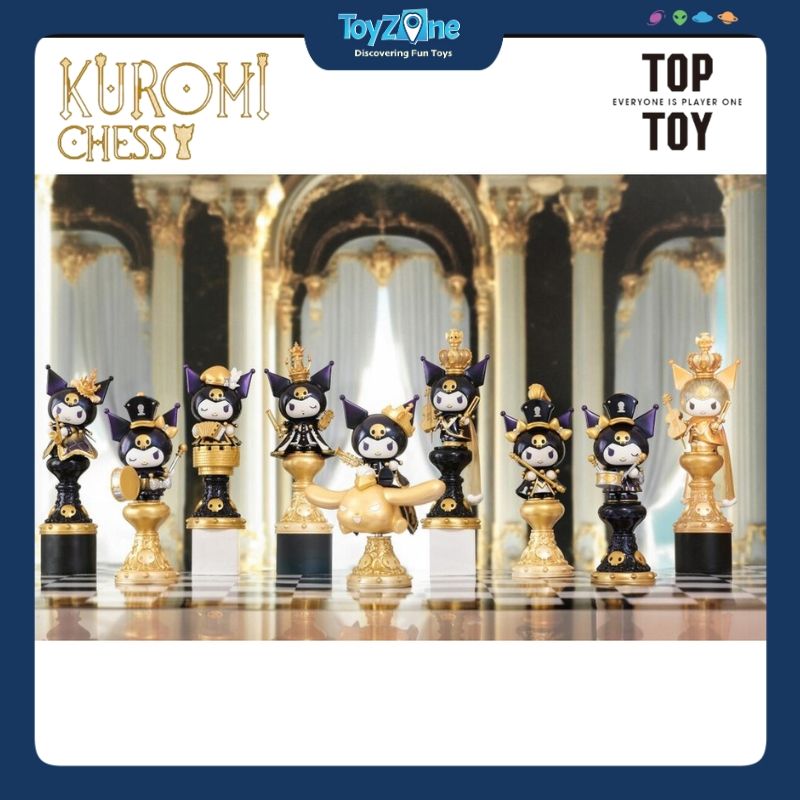 Mô hình đồ chơi Blind box Kuromi Chess ( Kuromi Cờ Vua ) Series Figures TOP TOY
