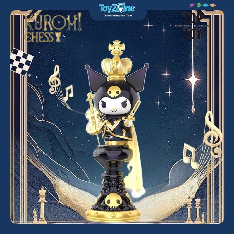 Mô hình đồ chơi Blind box Kuromi Chess ( Kuromi Cờ Vua ) Series Figures TOP TOY