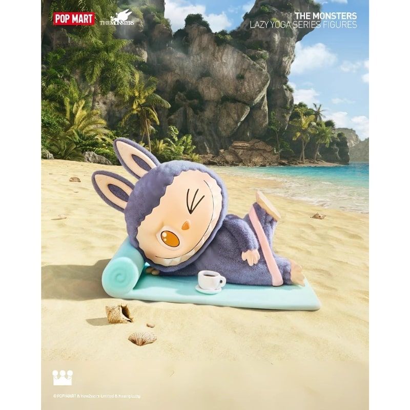 Mô hình đồ chơi Blind box Labubu The Monsters Lazy Yoga POP MART