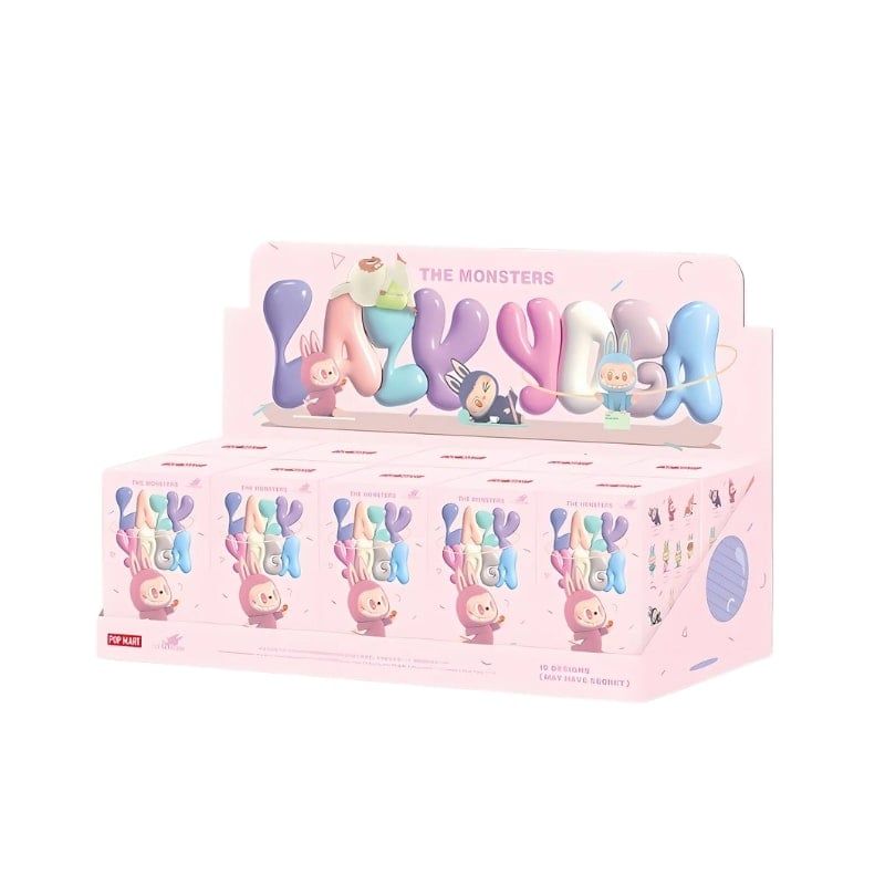 Mô hình đồ chơi Blind box Labubu The Monsters Lazy Yoga POP MART