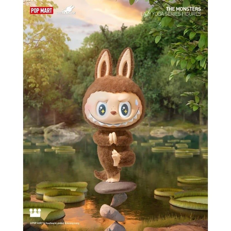 Mô hình đồ chơi Blind box Labubu The Monsters Lazy Yoga POP MART