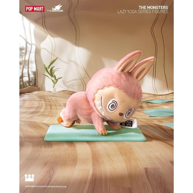 Mô hình đồ chơi Blind box Labubu The Monsters Lazy Yoga POP MART
