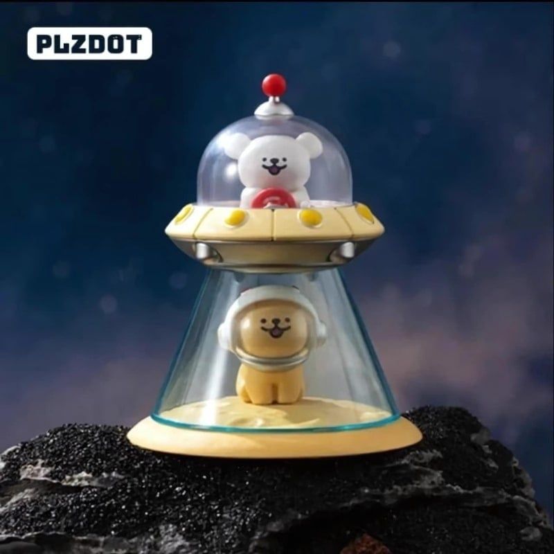  Mô hình đồ chơi Blind box Line Puppy Maltese's Travel Diary ( Nhật Ký Du Lịch ) PLZDOT 