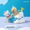 Mô hình đồ chơi Blind box Line Puppy Maltese's Travel Diary ( Nhật Ký Du Lịch ) PLZDOT