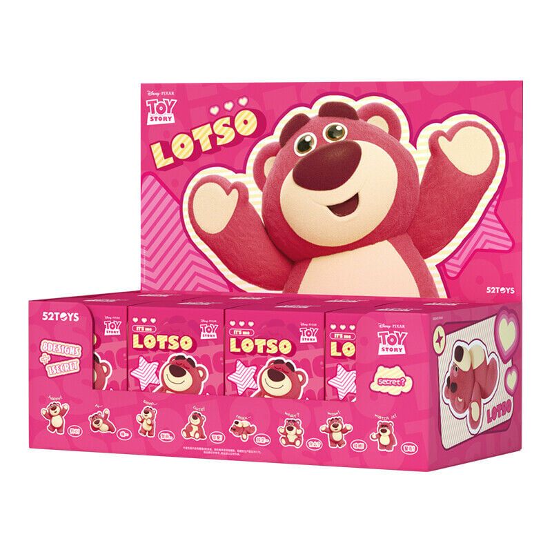  Mô hình đồ chơi Blind box Lotso It's Me Series 1 ( Gấu Dâu ) 52TOYS 
