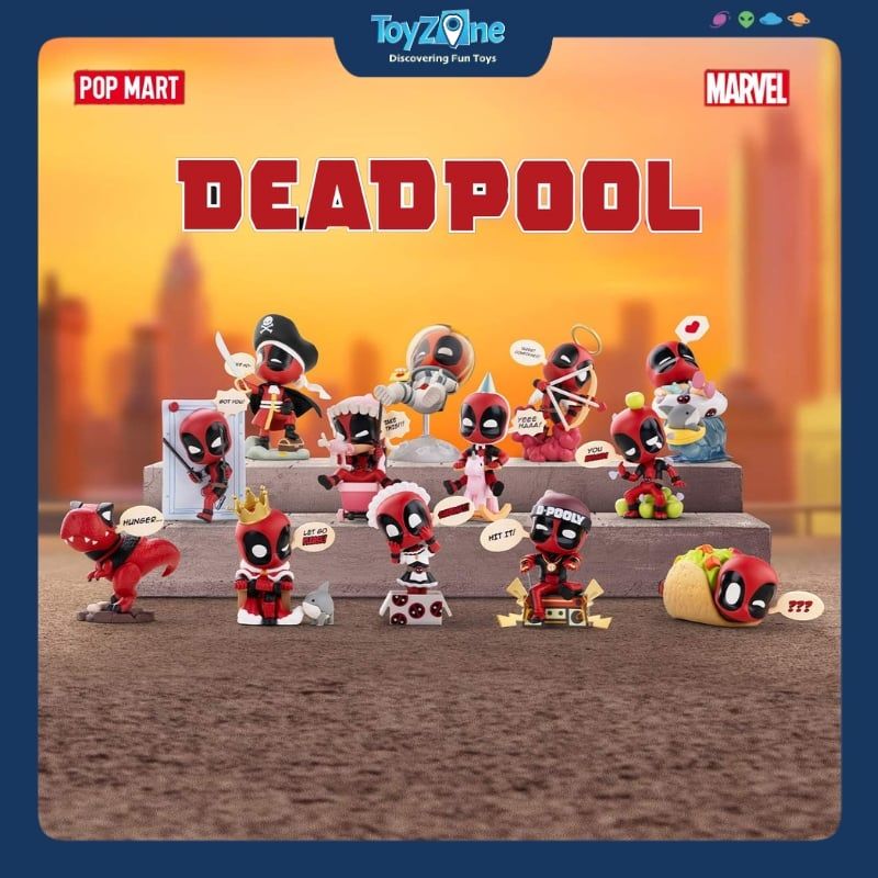 Mô hình đồ chơi Blind box Marvel Deadpool Series POP MART