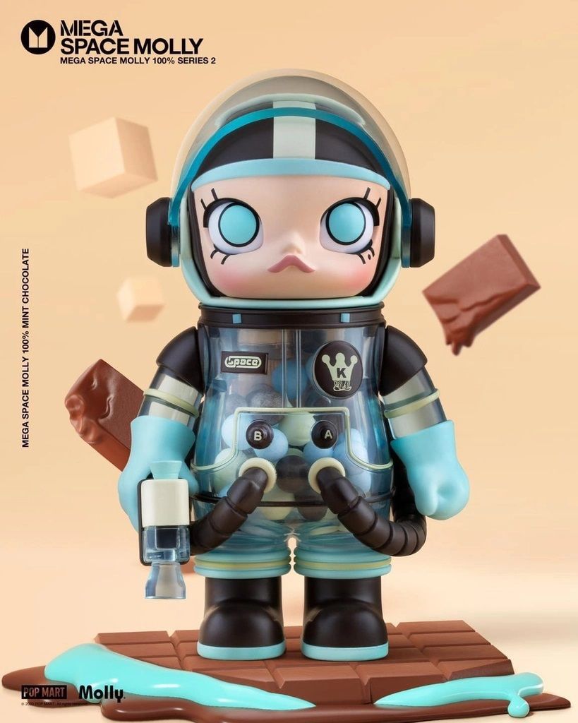 Mô hình đồ chơi Blind box Mega Space Molly 100% Series 2 - POP MART