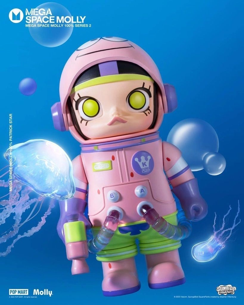 Mô hình đồ chơi Blind box Mega Space Molly 100% Series 2 - POP MART