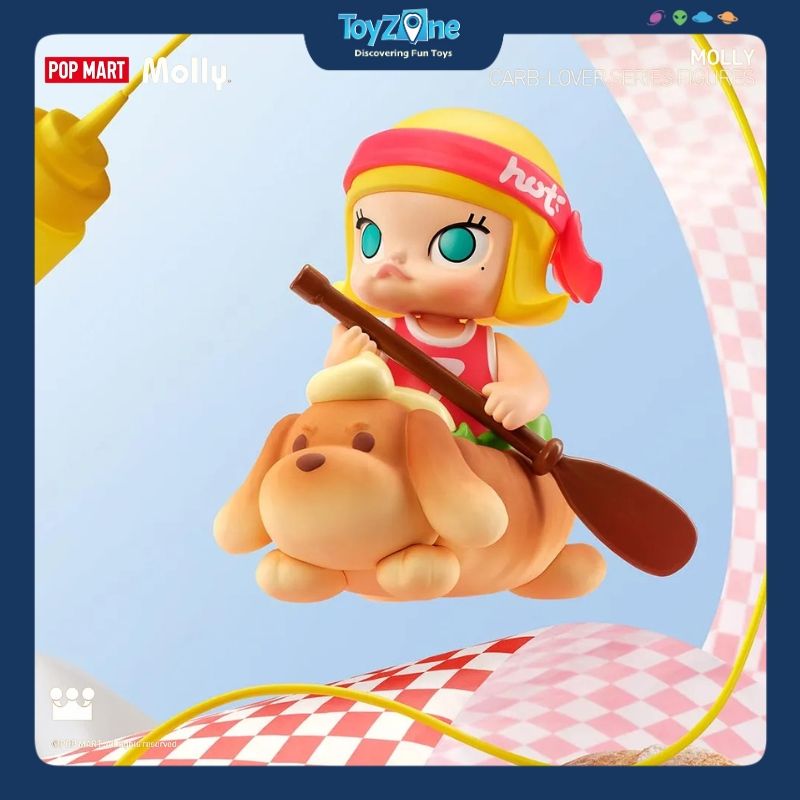 Mô hình đồ chơi Blind box Molly Carb-Lover Series Figures ( Molly Yêu Thích Sự Ngọt Ngào ) POP MART