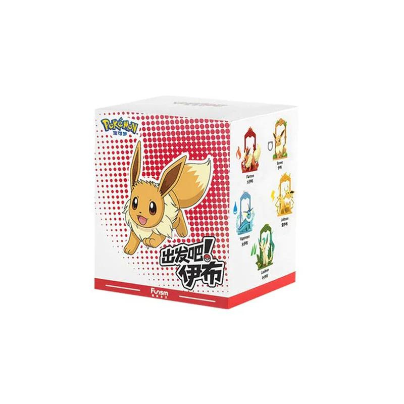  Mô hình đồ chơi Blind box Pokemon Lets Go Eevee FUNISM 