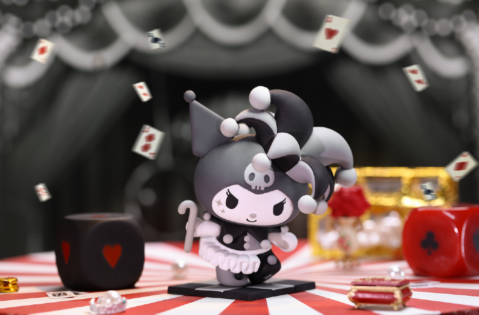 Mô hình đồ chơi Blind box Sanrio Kuromi Poker Kingdom Series (Kuromi Bài Poke) TOP TOY