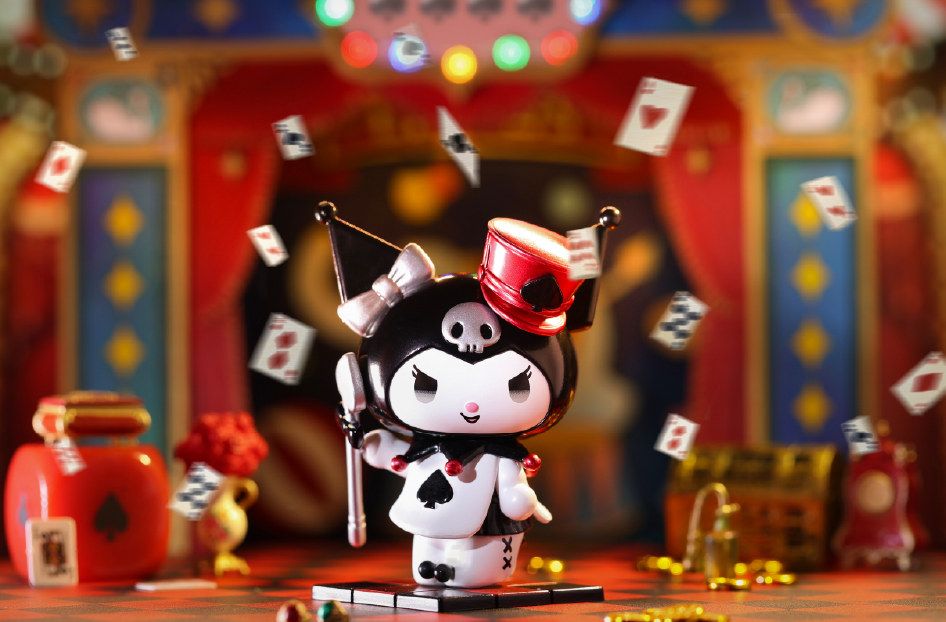 Mô hình đồ chơi Blind box Sanrio Kuromi Poker Kingdom Series (Kuromi Bài Poke) TOP TOY