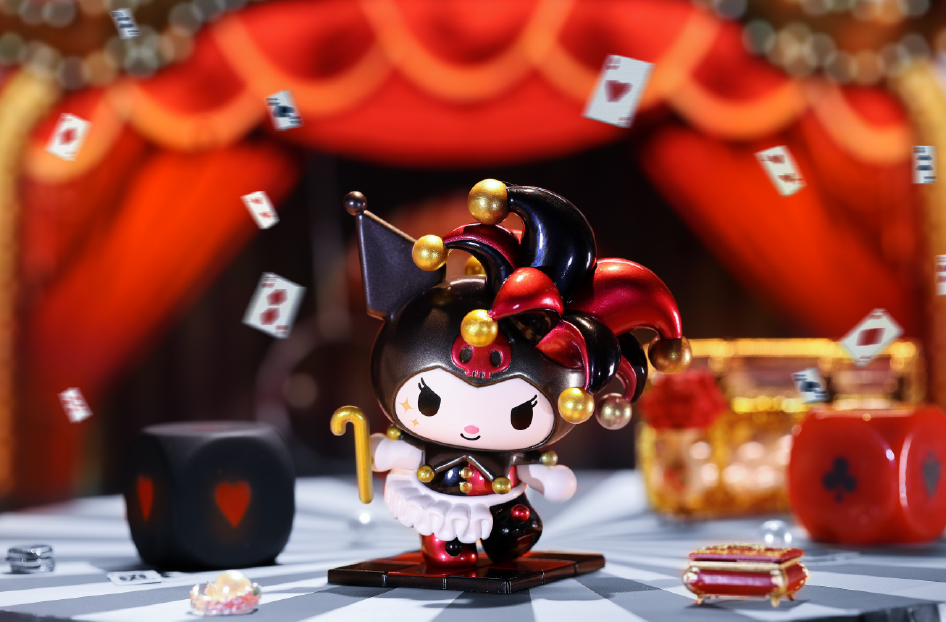 Mô hình đồ chơi Blind box Sanrio Kuromi Poker Kingdom Series (Kuromi Bài Poke) TOP TOY