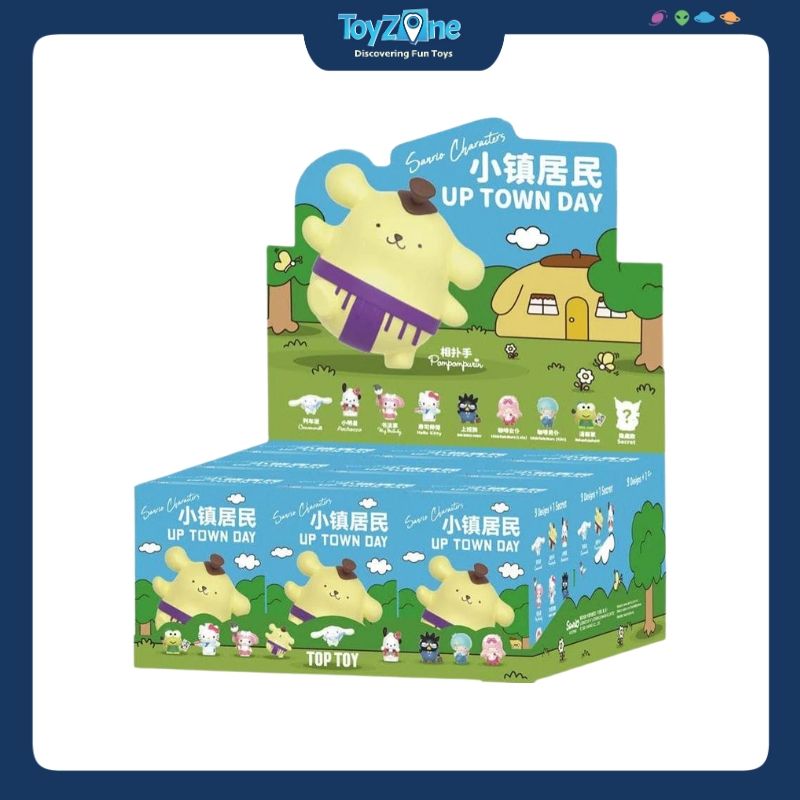 Mô hình đồ chơi Blind box Sanrio Up Town Day Series (Sanrio Xuống Phố) TOP TOY