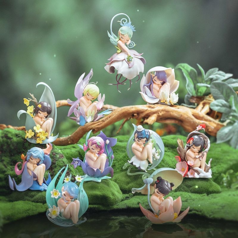 Mô hình đồ chơi Blind box Sleep Fairy Flower Elves Series - 52TOYS