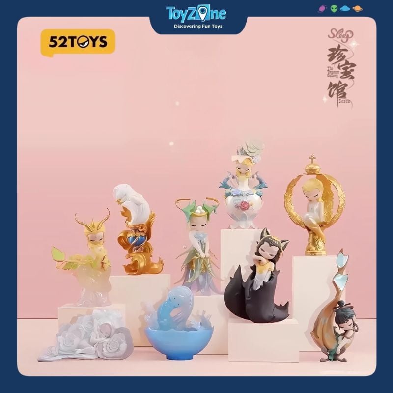 Mô hình đồ chơi Blind box Sleep The Treasure Gallery ( Phòng Trưng Bày Kho Báu ) 52TOYS