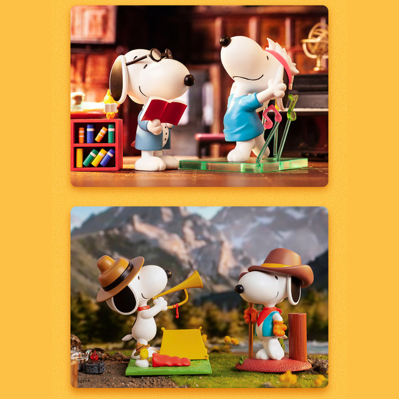 Mô hình đồ chơi Blind box Snoopy Cartoon Series 52TOYS