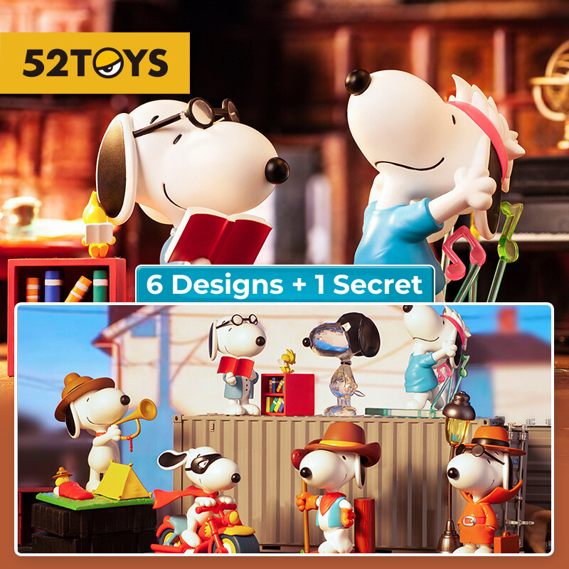 Mô hình đồ chơi Blind box Snoopy Cartoon Series 52TOYS