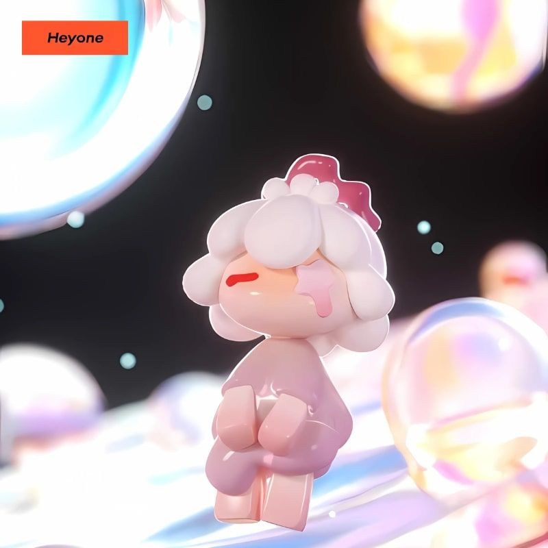  Mô hình đồ chơi Blind box SOLY Fly To The Universe ( Bay Lên Vũ Trụ ) HEYONE 