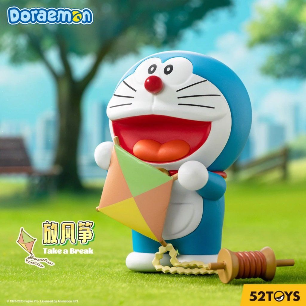 Mô hình đồ chơi Blind box Doraemon Take a Break Series (Doraemon Nghỉ Giải Lao) 52TOYS