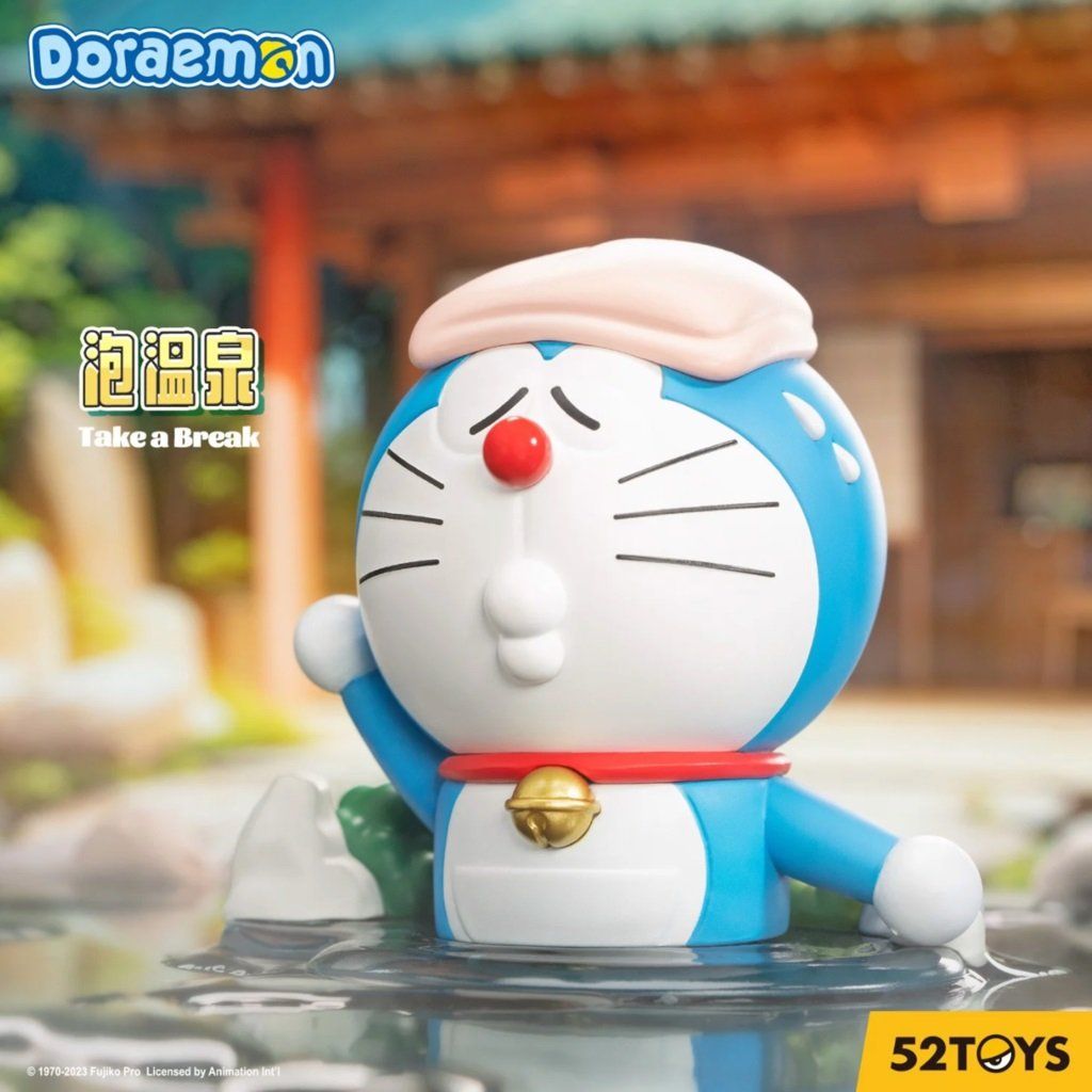 Mô hình đồ chơi Blind box Doraemon Take a Break Series (Doraemon Nghỉ Giải Lao) 52TOYS